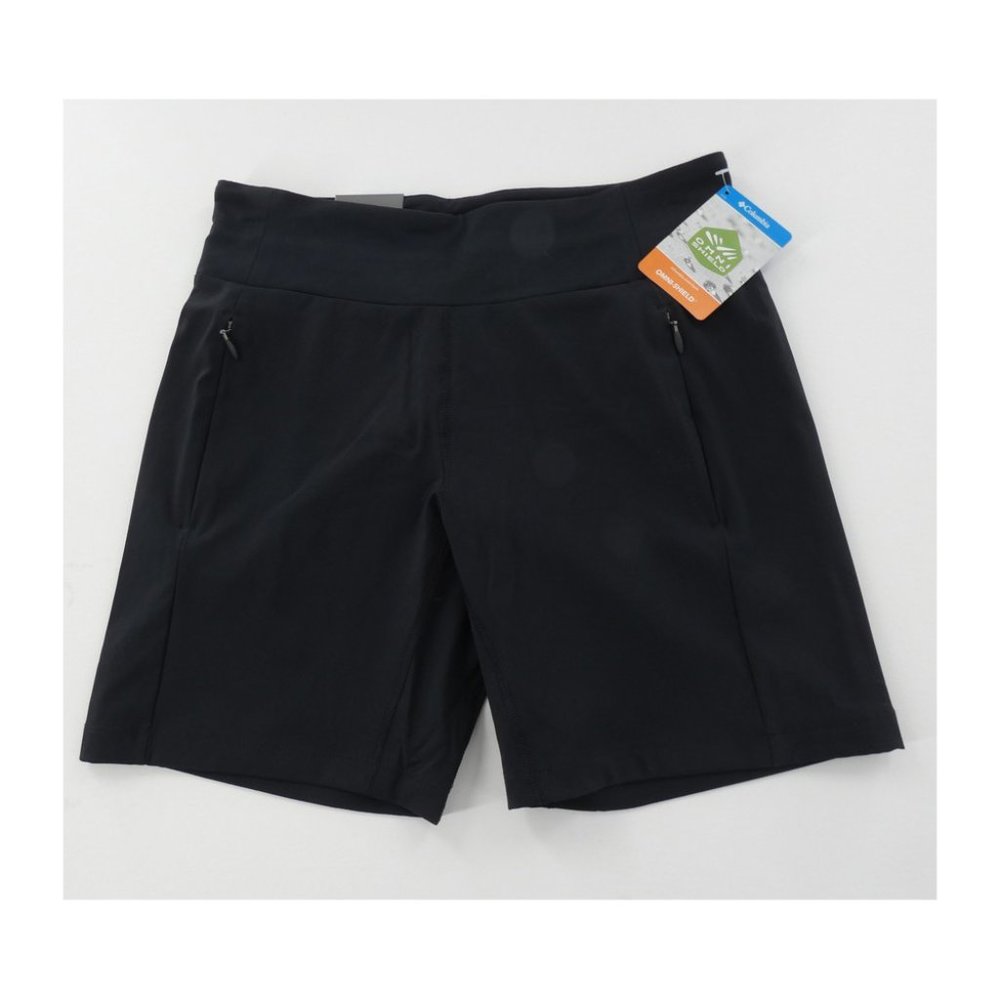 Columbia Women Omni-Shield Stretch Savannah Hill Hybrid Court Shorts Black Small